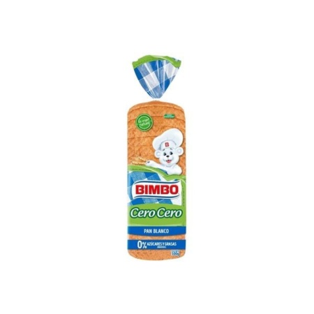 PAN BLANCO BIMBO CERO CERO 500 GR.