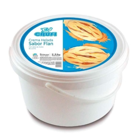 HELADO CRUFI FLAN 5 LT.