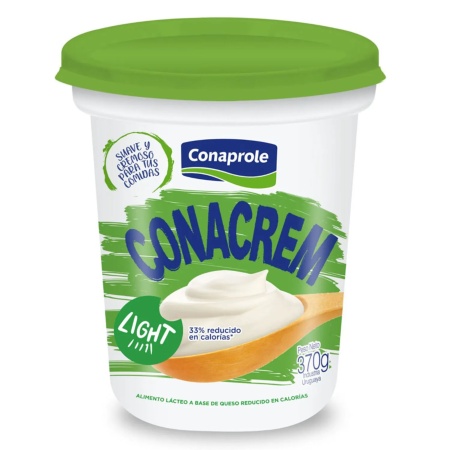 QUESO PROCESADO CONACREM LIGHT 370 GR