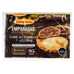 EMPANADAS PANGIORNO CARNE X3 210 GR.