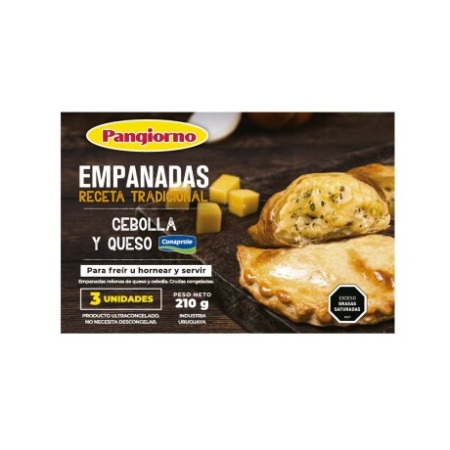 EMPANADAS PANGIORNO CEBOLLA / QUESO X3 210 GR.