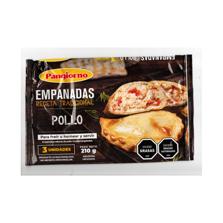 EMPANADAS PANGIORNO POLLO X3 210 GR.