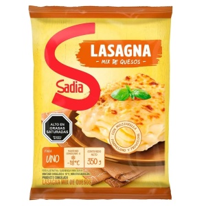 LASAGNA MIX QUESOS SADIA 350 GR.