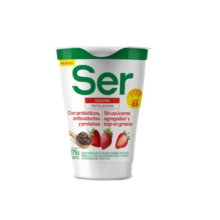 YOGUR SER COLCHON FRUTILLA-CHIA 175 GR