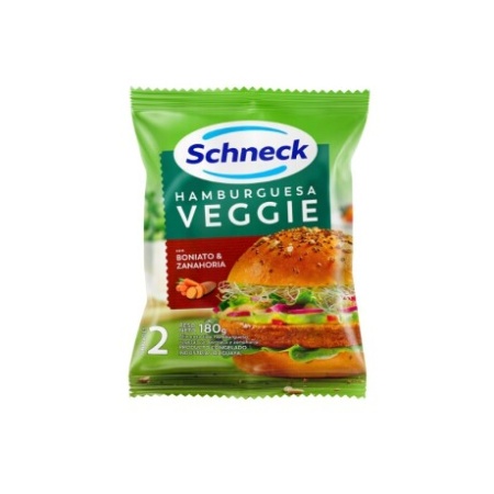 HAMBURGUESA SCHNECK VEGGIE BONIATO/ZANAHORIA X2