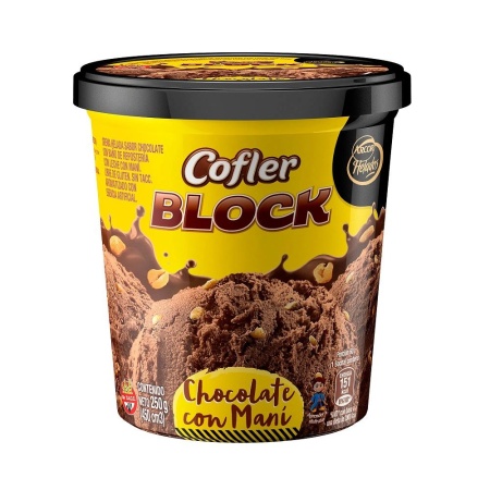 HELADO GELATO COFLER BLOCK 450 CC.