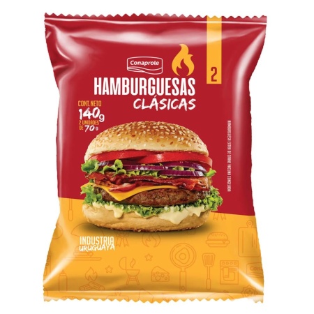 HAMBURGUESA CONAPROLE 2 X 70 GR.