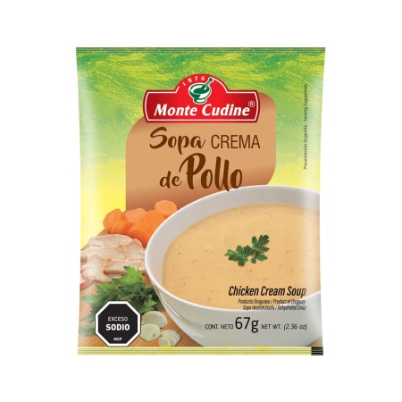 SOPA CREMA MONTE CUDINE POLLO 67 GR.