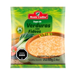 SOPA CREMA MONTE CUDINE VERDURAS/FIDEO 69 GR.