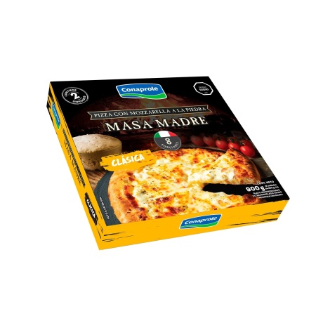 PIZZA CONAPROLE MASA MADRE C/MUZZ X 2 UN
