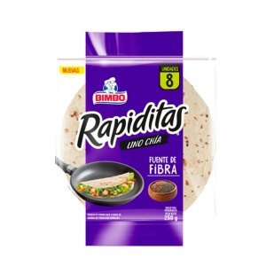 MASA RAPIDITAS BIMBO LINO/CHIA X 18