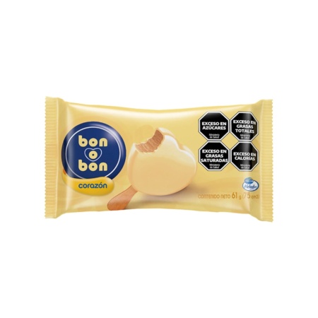 HELADO CORAZON BOB O BON BLANC ARCOR 60 CC.