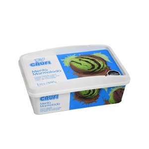 HELADO CRUFI MENTA MARMOLADA 1 LT.