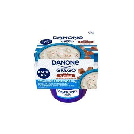 YOGUR GRIEGO NATURAL C/CHIPS CHOCOLATE X2