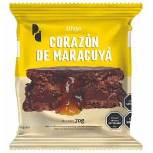 ALFAJOR ALIMENDRA PUNTA DELEITE DULCE DE LECHE /MARACUYA