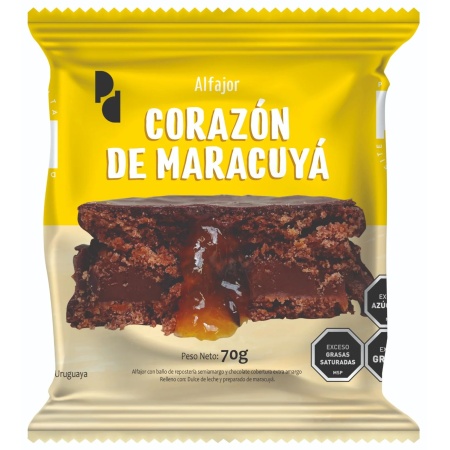 ALFAJOR ALIMENDRA PUNTA DELEITE DULCE DE LECHE /MARACUYA