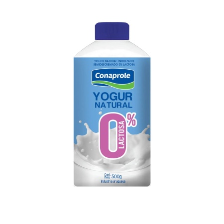 YOGUR NATURAL DESLACTOSADO 500 GR