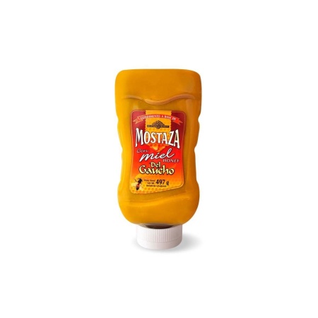 MOSTAZA DEL GAUCHO CON MIEL 497 GR.