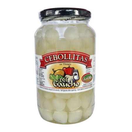 CEBOLLA EN VINAGRE DEL GAUCHO FRASCO 350 GR.
