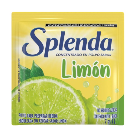 JUGO SPLENDA LIMON 7 GR.