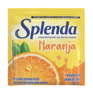 JUGO SPLENDA NARANJA 7 GR.