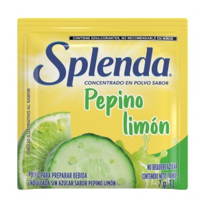JUGO SPLENDA PEPINO/LIMON 7 GR.