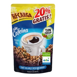 CAFE SAINT RECARGA DESCAFEINADO 60 GR.