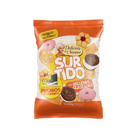 GALLETA DELICIAS DE LA NONNA SURTIDAS 400 GR.