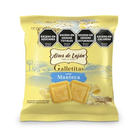 GALLETA AIRE DE LUJAN MANTECA 180 GR.