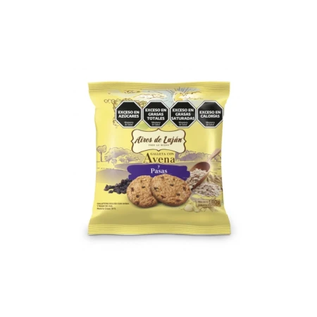 GALLETA AIRE DE LUJAN AVENA/PASAS 180 GR.