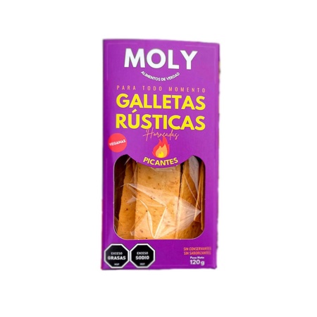 GALLETA RUSTICA MOLY PICANTE 120 GR.