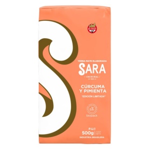 YERBA SARA CURCUMA Y PIMIENTA 500 GR.