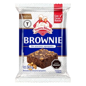BROWNIE NUTRABIEN SIN AZUCAR 50 GR.