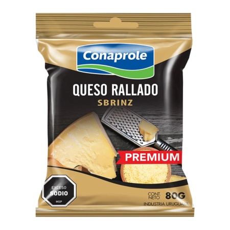 QUESO RALLADO CONAPROLE 80 GR