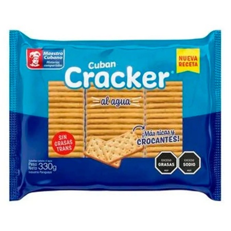 GALLETA AL AGUA CUBAN CRACKER 330 GR.