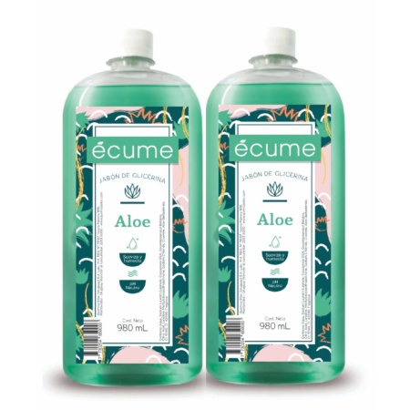 PACK ECUME X 2 ALOE 980 ML