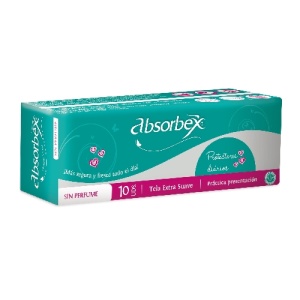 PROTECTORES DIARIOS ABSORBEX X 10-