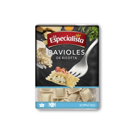 RAVIOLES LA ESPECIALISTA RICOTTA 500 GR