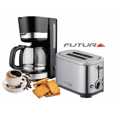 COMBO FUTURA - CAFETERA + TOSTADORA