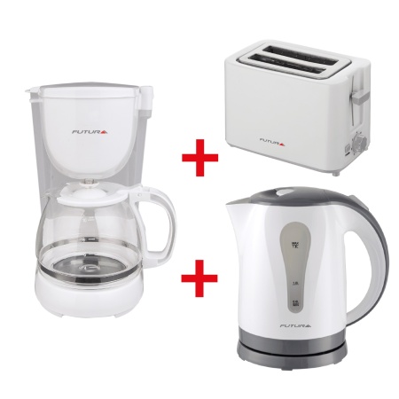 COMBO FUTURA - CAFETERA + TOSTADOR + HERVIDOR