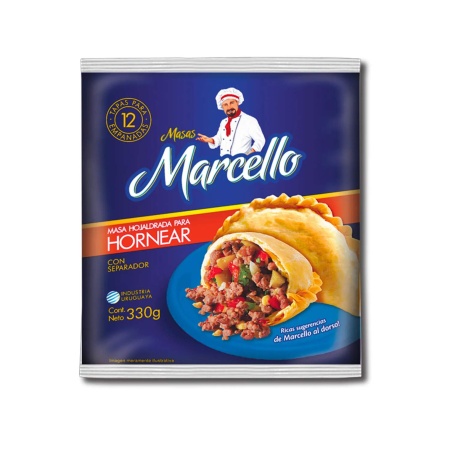 TAPA EMPANADA MARCELLO HORNO 330 GR.