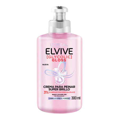 CREMA PARA PEINAR ELVIVE GLYCOLIC GLOSS 300 ML