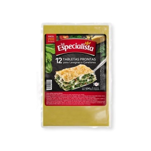 TABLETAS LA ESPECIALISTA PARA CANELONES O LASAGNAS 500 GR