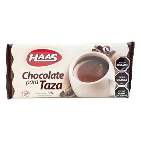 CHOCOLATE PARA TAZA HAAS 120 GR.