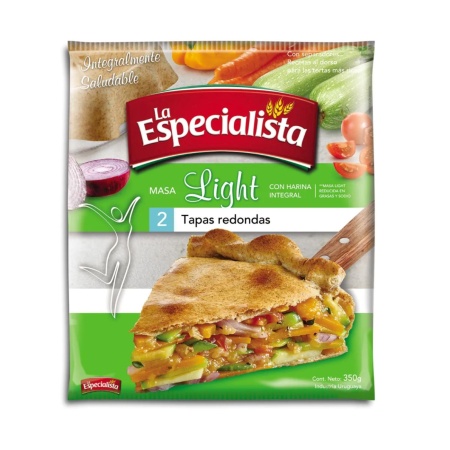 TAPA PARA PASCUALINA LA ESPECIALISTA REDONDA LIGHT