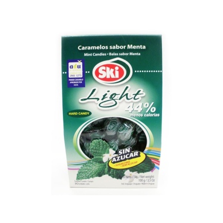 CARAMELOS SKI LIGHT MENTA 100 GR.