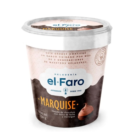 HELADO EL FARO MARQUISE CHOCOLATE-DULCE DE LECHE 1.1 LT