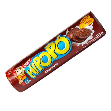 GALLETAS RELLENAS HIPOPO CHOCOLATE 110 GR