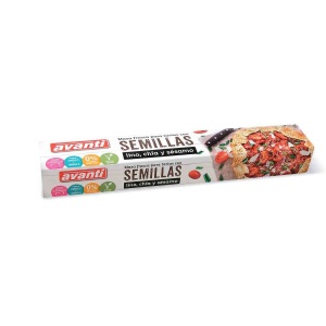 MASA PARA TARTAS CON SEMILLAS AVANTI 250 GR