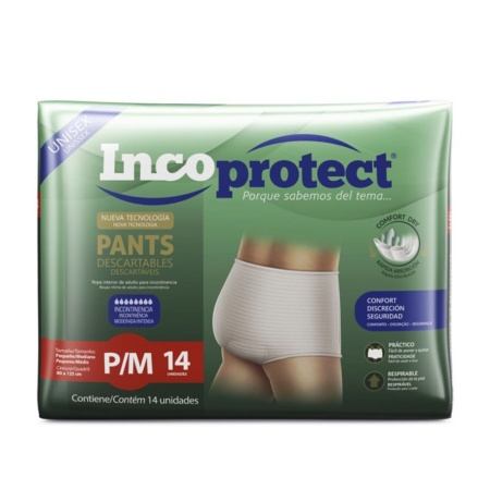 PANTS UNISEX INCO PROTECT TALLE P/M X 14